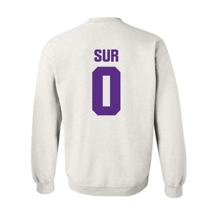 Northwestern - NCAA Football : Noah Sur - Sports Shersey Crewneck Sweatshirt-1