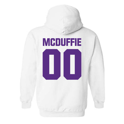 Northwestern - NCAA Football : Jaden McDuffie - Sports Shersey Hooded Sweatshirt-1