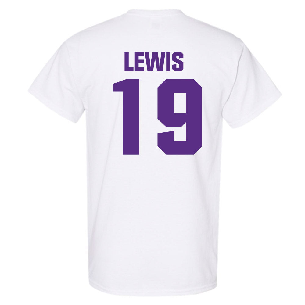 Northwestern - NCAA Football : J.J. Lewis - Sports Shersey T-Shirt-1
