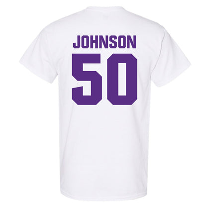 Northwestern - NCAA Football : Qayvier Johnson - Sports Shersey T-Shirt-1