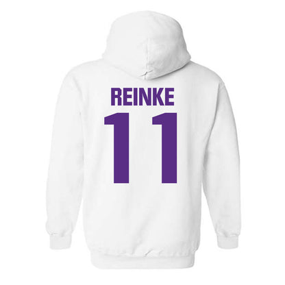 Northwestern - NCAA Football : Keaton Reinke - Sports Shersey Hooded Sweatshirt-1