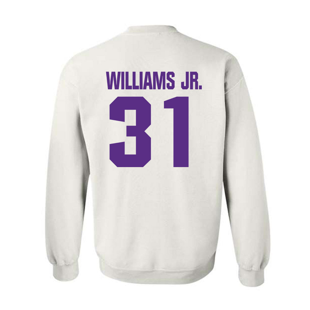 Northwestern - NCAA Football : Tito Williams Jr. - Sports Shersey Crewneck Sweatshirt-1