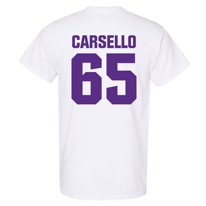 Northwestern - NCAA Football : Jackson Carsello - Sports Shersey T-Shirt-1