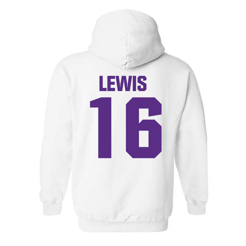 Northwestern - NCAA Football : J.J. Lewis - Sports Shersey Hooded Sweatshirt-1
