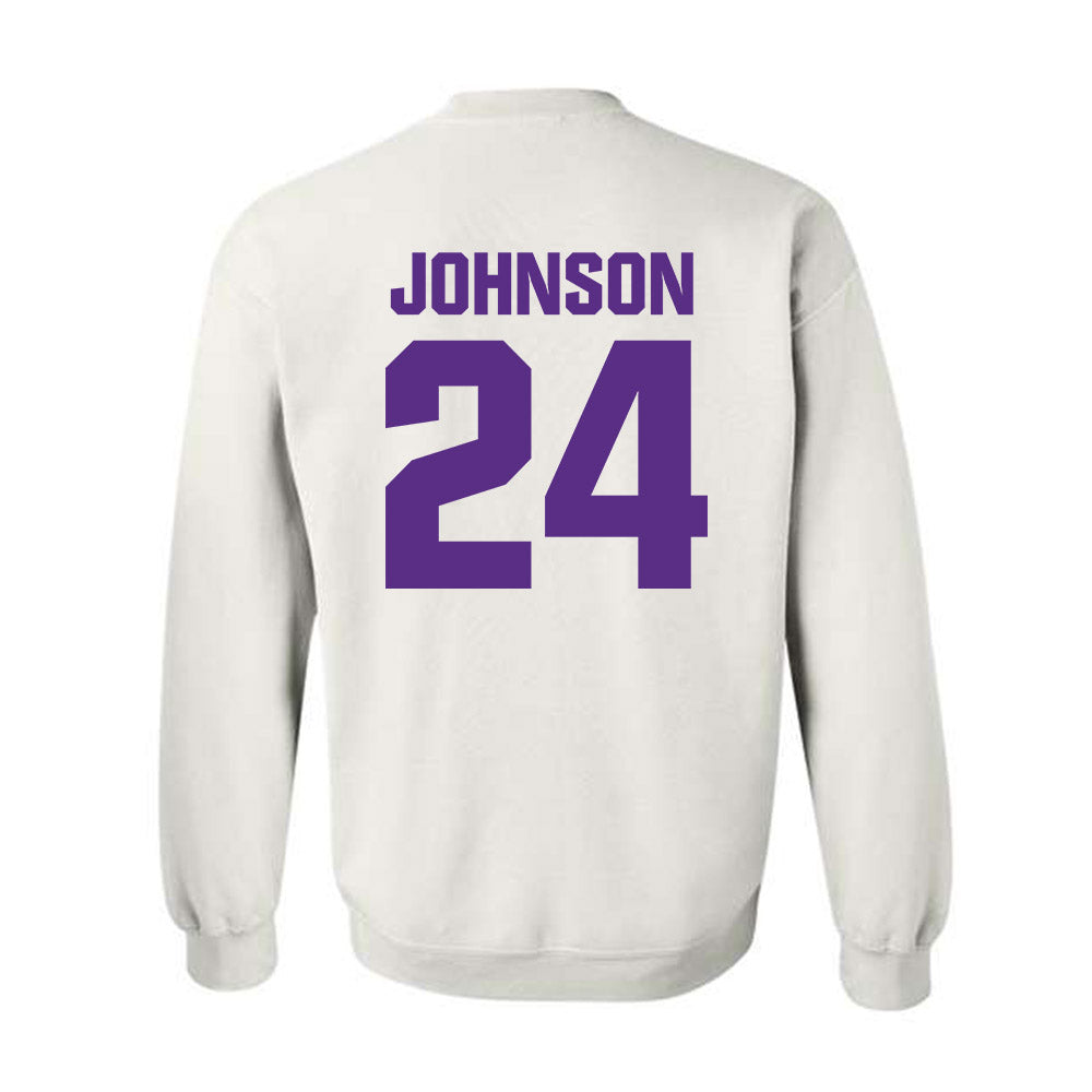 Northwestern - NCAA Football : Jamaal Johnson - Sports Shersey Crewneck Sweatshirt-1