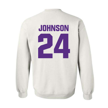 Northwestern - NCAA Football : Jamaal Johnson - Sports Shersey Crewneck Sweatshirt-1