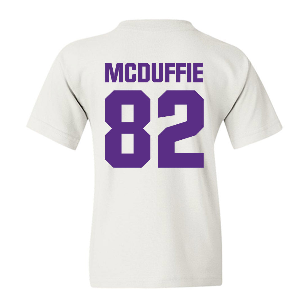 Northwestern - NCAA Football : Jaden McDuffie - Sports Shersey Youth T-Shirt-1