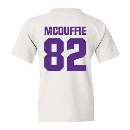 Northwestern - NCAA Football : Jaden McDuffie - Sports Shersey Youth T-Shirt-1
