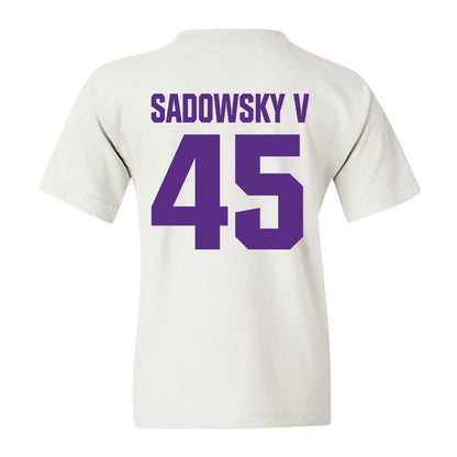 Northwestern - NCAA Football : Jack Sadowsky V - Sports Shersey Youth T-Shirt-1
