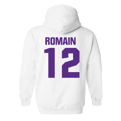 Northwestern - NCAA Football : Marcus Romain - Sports Shersey Hooded Sweatshirt-1