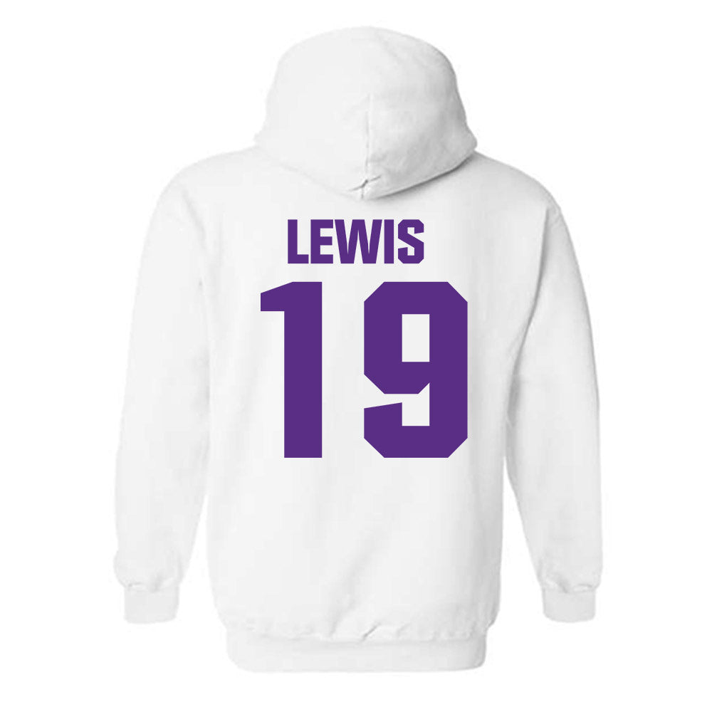 Northwestern - NCAA Football : J.J. Lewis - Sports Shersey Hooded Sweatshirt-1