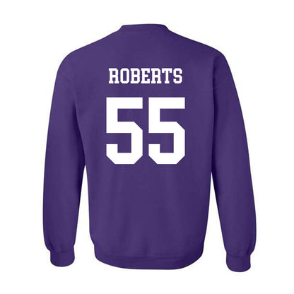 Northwestern - NCAA Football : Dylan Roberts - Sports Shersey Crewneck Sweatshirt-1