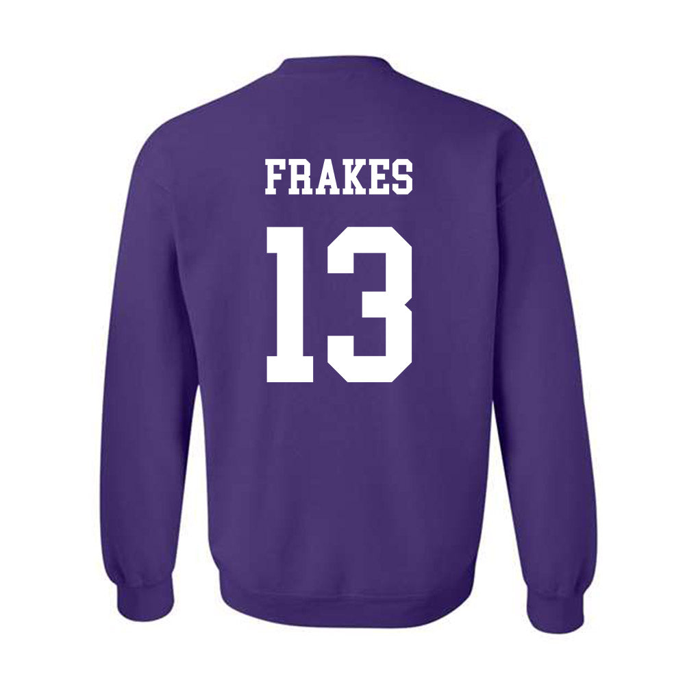 Northwestern - NCAA Football : Gavin Frakes - Sports Shersey Crewneck Sweatshirt-1