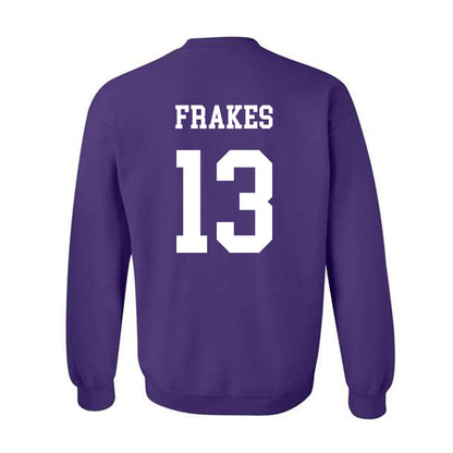 Northwestern - NCAA Football : Gavin Frakes - Sports Shersey Crewneck Sweatshirt-1