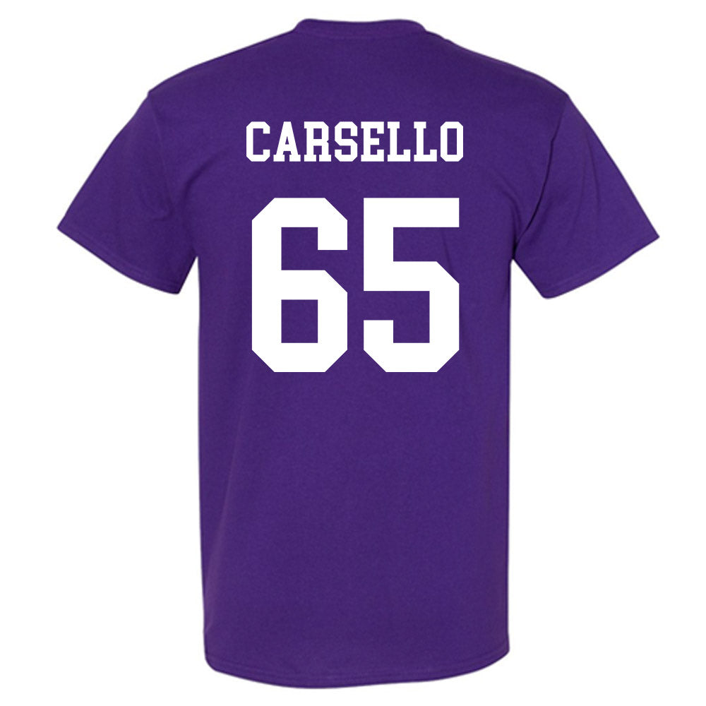 Northwestern - NCAA Football : Jackson Carsello - Sports Shersey T-Shirt-1
