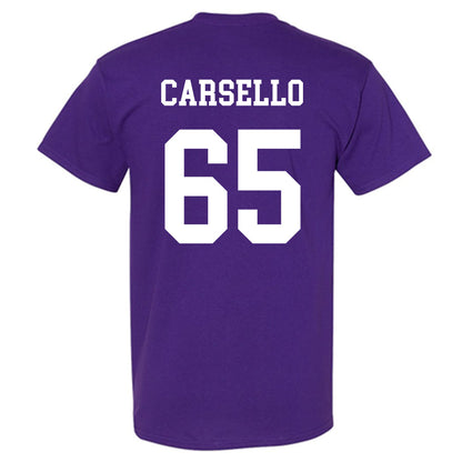 Northwestern - NCAA Football : Jackson Carsello - Sports Shersey T-Shirt-1