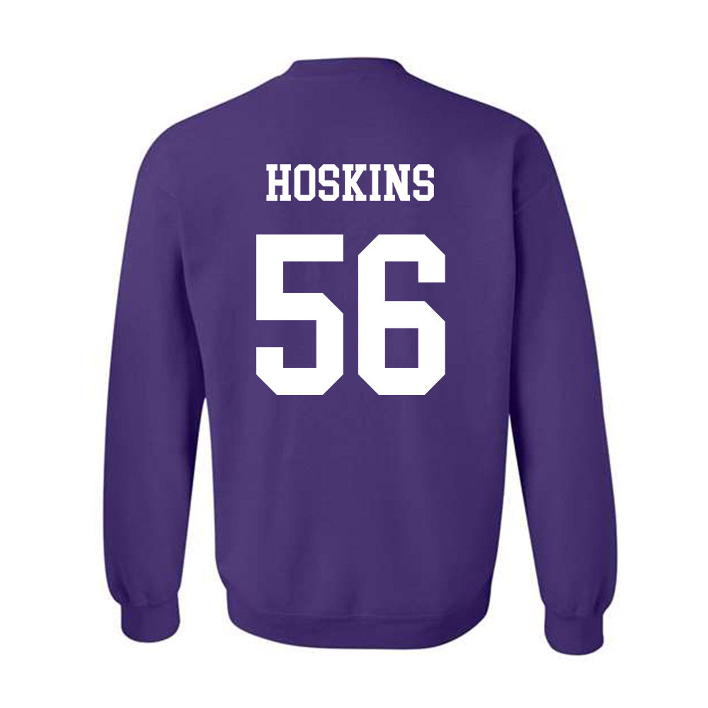 Northwestern - NCAA Football : Tre Hoskins - Sports Shersey Crewneck Sweatshirt-1