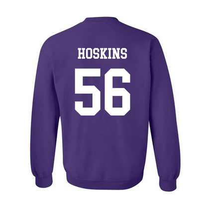 Northwestern - NCAA Football : Tre Hoskins - Sports Shersey Crewneck Sweatshirt-1