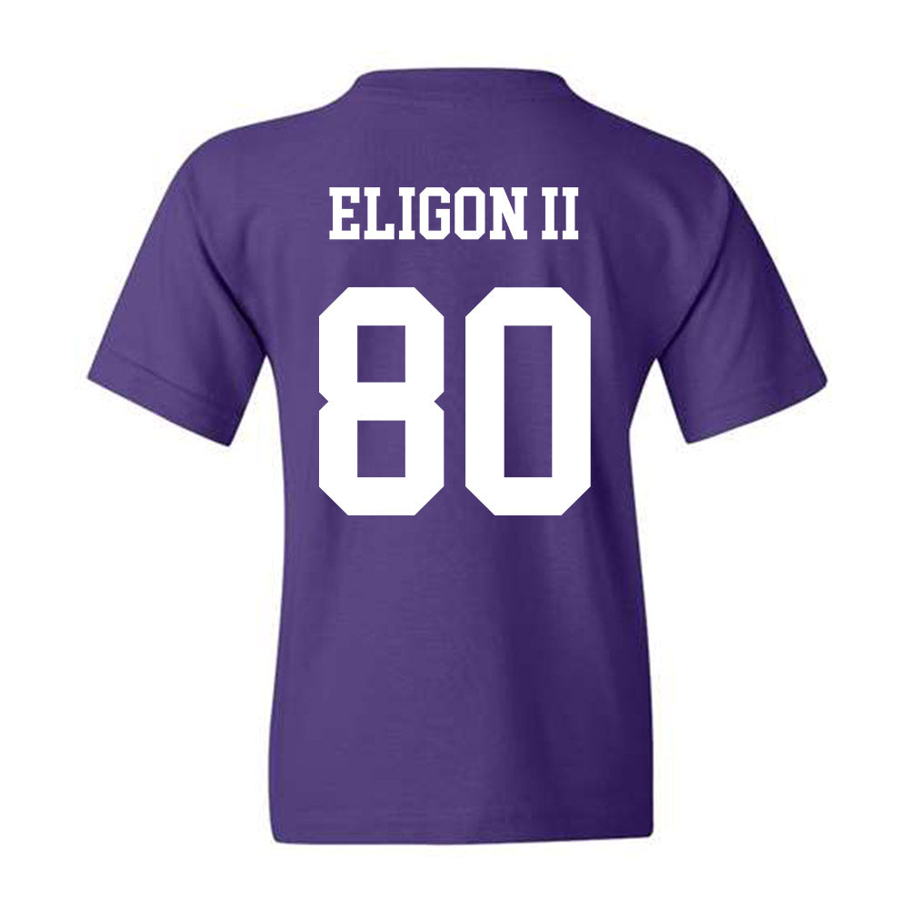 Northwestern - NCAA Football : Hayden Eligon II - Sports Shersey Youth T-Shirt