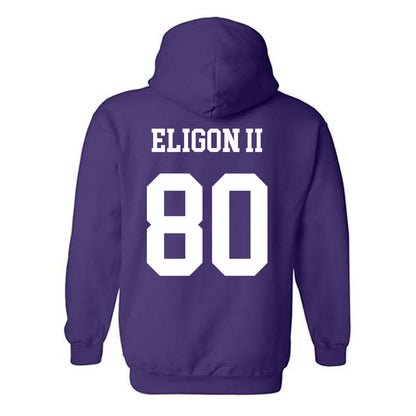 Northwestern - NCAA Football : Hayden Eligon II - Sports Shersey Hooded Sweatshirt