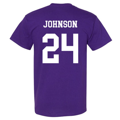 Northwestern - NCAA Football : Jamaal Johnson - Sports Shersey T-Shirt-1