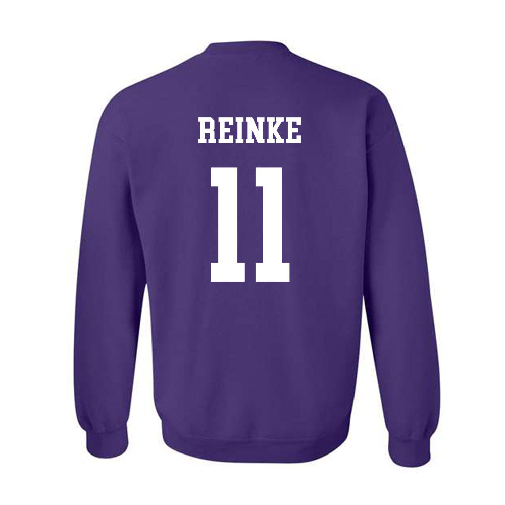Northwestern - NCAA Football : Keaton Reinke - Sports Shersey Crewneck Sweatshirt-1