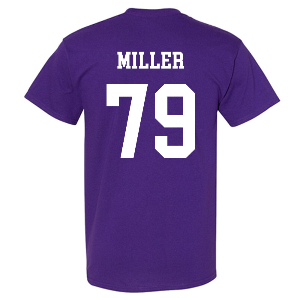 Northwestern - NCAA Football : Jacob Miller - Sports Shersey T-Shirt-1
