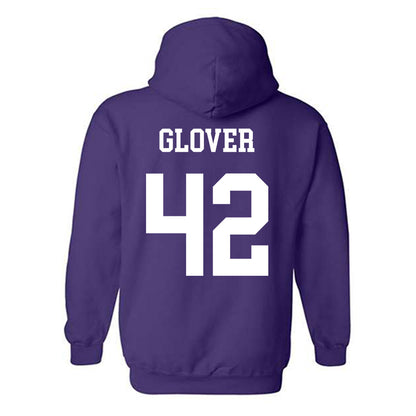 Northwestern - NCAA Football : Nigel Glover - Sports Shersey Hooded Sweatshirt-1