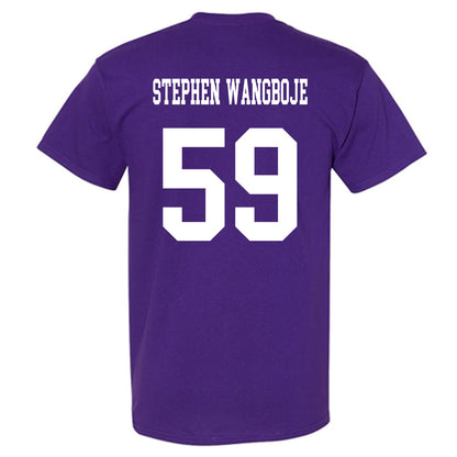 Northwestern - NCAA Football : Glory Stephen-Wangboje - Sports Shersey T-Shirt-1