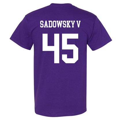 Northwestern - NCAA Football : Jack Sadowsky V - Sports Shersey T-Shirt-1