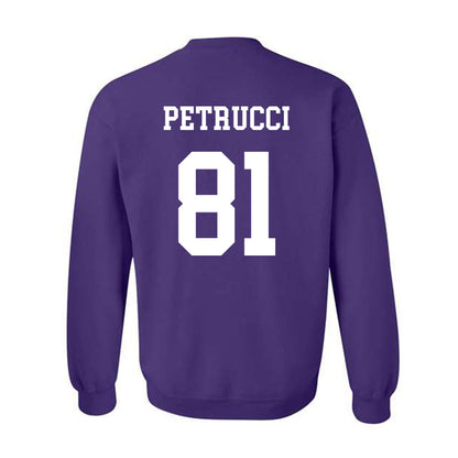 Northwestern - NCAA Football : Christopher Petrucci - Sports Shersey Crewneck Sweatshirt-1