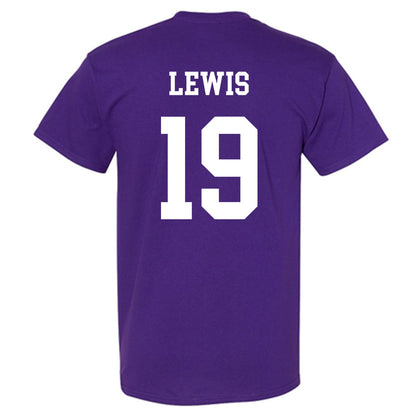 Northwestern - NCAA Football : J.J. Lewis - Sports Shersey T-Shirt-1