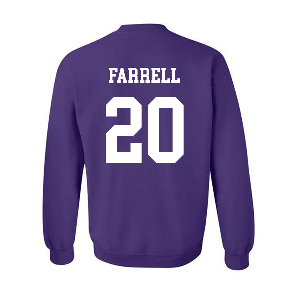 Northwestern - NCAA Football : Chase Farrell - Sports Shersey Crewneck Sweatshirt-1