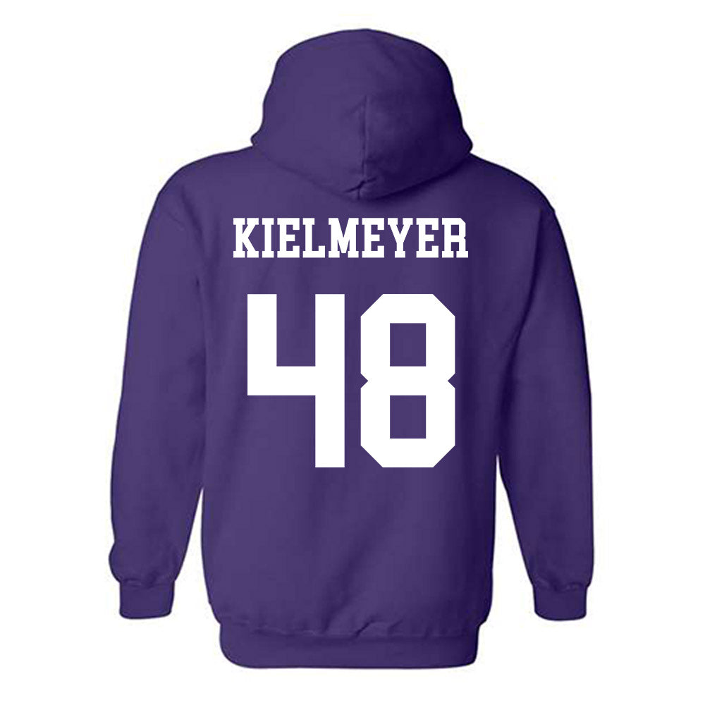 Northwestern - NCAA Football : Tyler Kielmeyer - Sports Shersey Hooded Sweatshirt-1