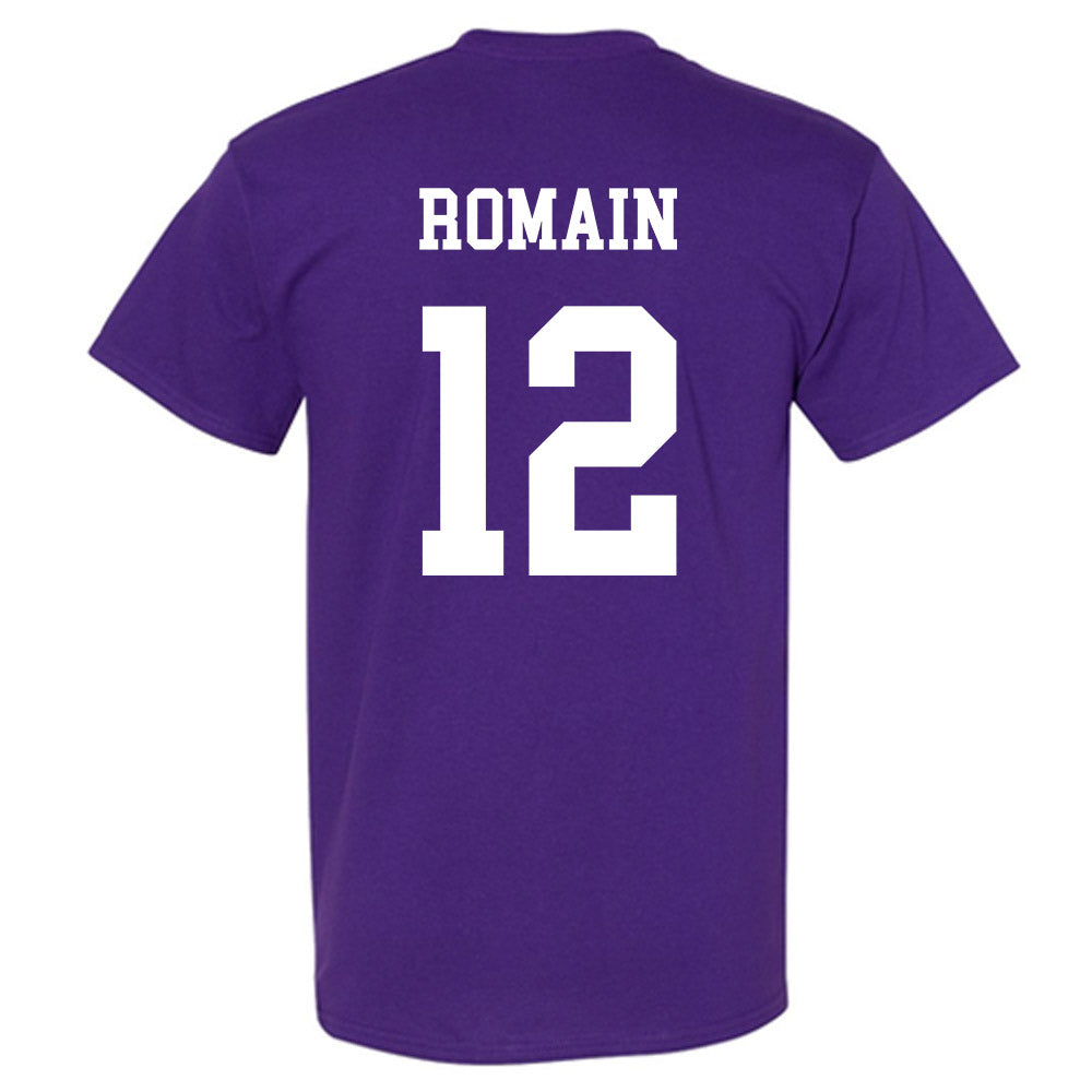 Northwestern - NCAA Football : Marcus Romain - Sports Shersey T-Shirt-1