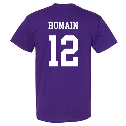 Northwestern - NCAA Football : Marcus Romain - Sports Shersey T-Shirt-1