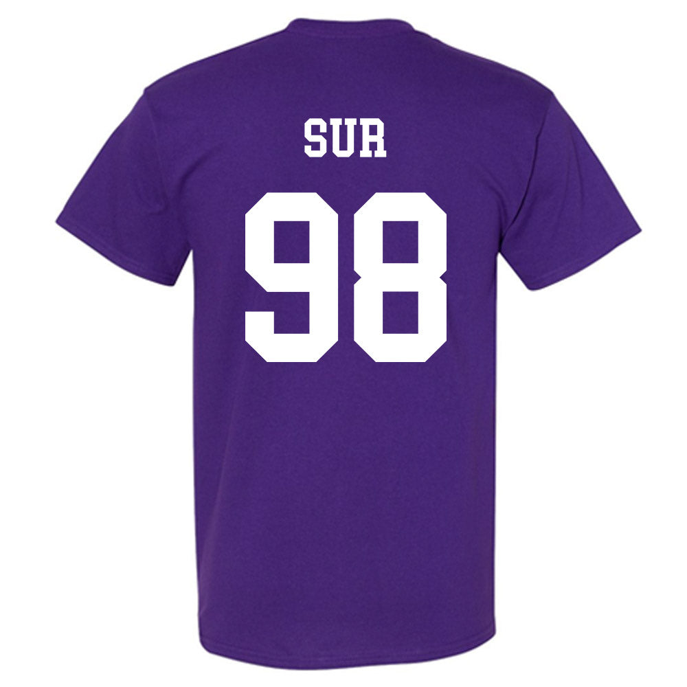 Northwestern - NCAA Football : Noah Sur - Sports Shersey T-Shirt-1