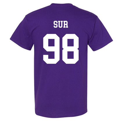 Northwestern - NCAA Football : Noah Sur - Sports Shersey T-Shirt-1