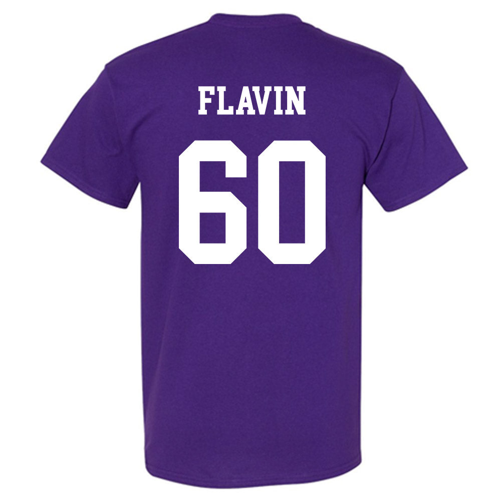 Northwestern - NCAA Football : Hayden Flavin - Sports Shersey T-Shirt-1
