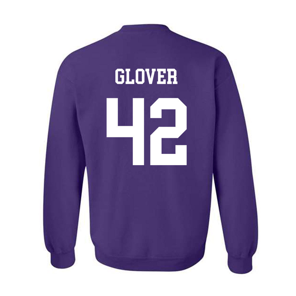 Northwestern - NCAA Football : Nigel Glover - Sports Shersey Crewneck Sweatshirt-1