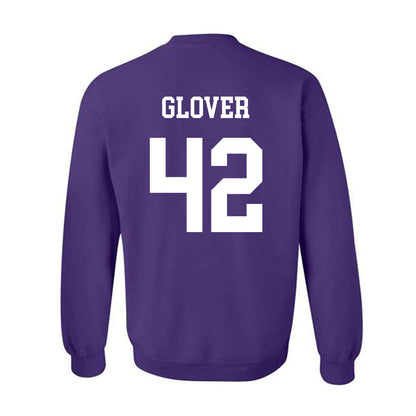 Northwestern - NCAA Football : Nigel Glover - Sports Shersey Crewneck Sweatshirt-1
