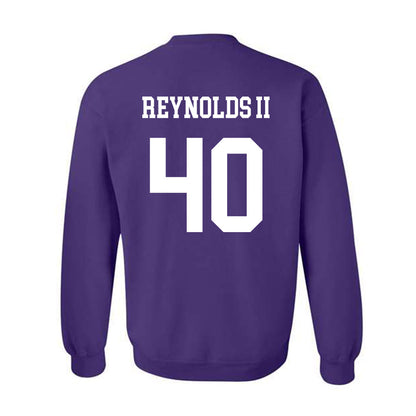Northwestern - NCAA Football : Jason Reynolds II - Sports Shersey Crewneck Sweatshirt-1
