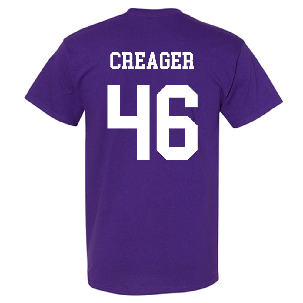 Northwestern - NCAA Football : Lincoln Creager - Sports Shersey T-Shirt-1