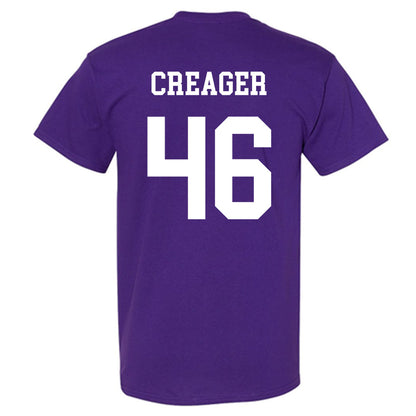 Northwestern - NCAA Football : Lincoln Creager - Sports Shersey T-Shirt-1
