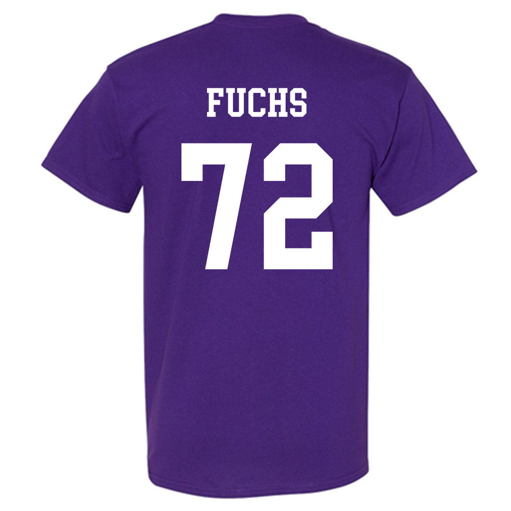 Northwestern - NCAA Football : Jack Fuchs - Sports Shersey T-Shirt-1