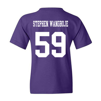 Northwestern - NCAA Football : Glory Stephen-Wangboje - Sports Shersey Youth T-Shirt-1