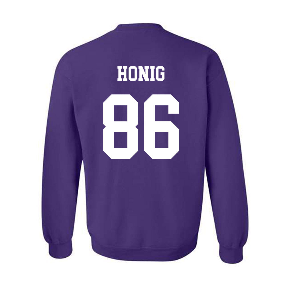 Northwestern - NCAA Football : Alexander Honig - Sports Shersey Crewneck Sweatshirt-1