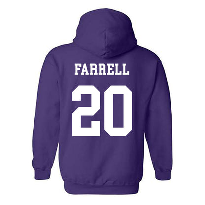 Northwestern - NCAA Football : Chase Farrell - Sports Shersey Hooded Sweatshirt-1