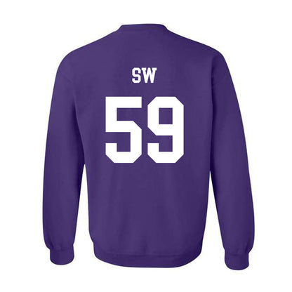 Northwestern - NCAA Football : Glory SW - Sports Shersey Crewneck Sweatshirt-1