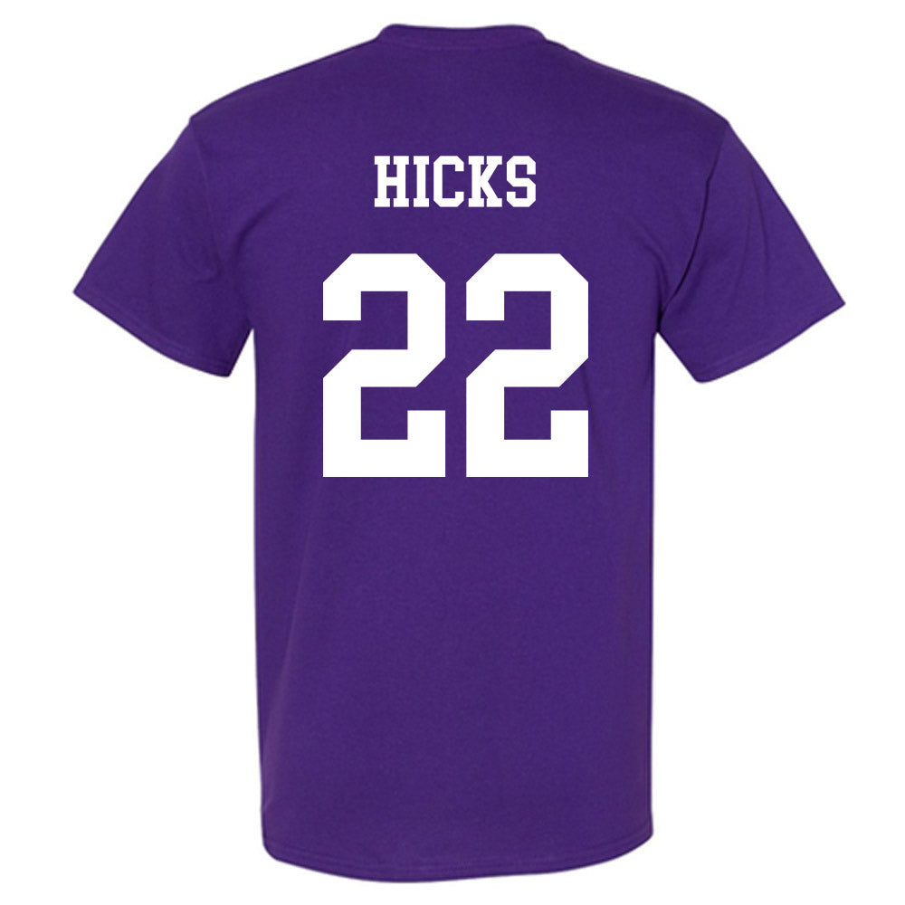 Northwestern - NCAA Football : Terrion Hicks - Sports Shersey T-Shirt-1